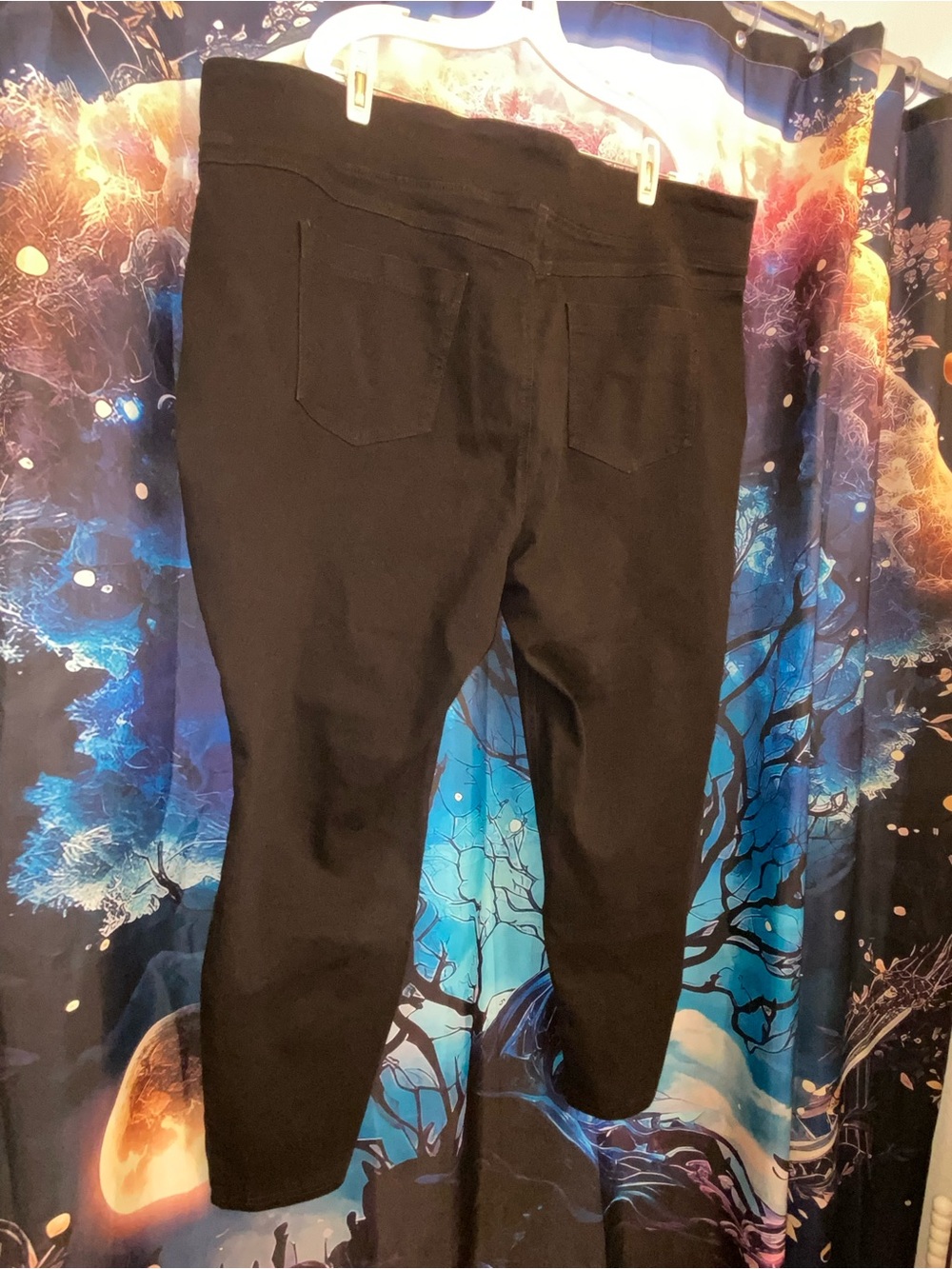 Black Terra & Sky Skinny Jeggings Sz. 3X - Picture 3 of 4